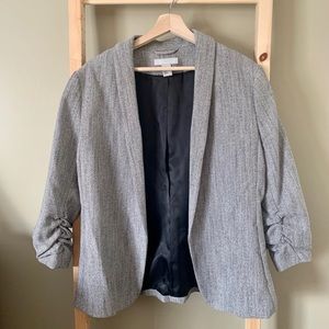 H&M Grey Shawl-Collar Slouchy And Oversized Blazer